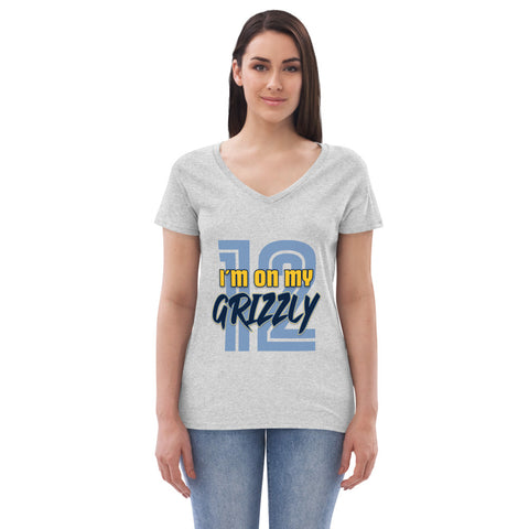 On My GRIZZLY Women’s V-Neck Tee